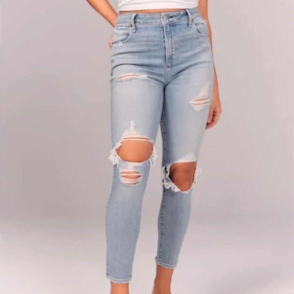 Abercrombie and Fitch super skinny ankle jeans